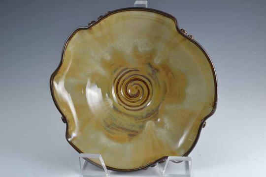 Decorative Large Pottery Bowl